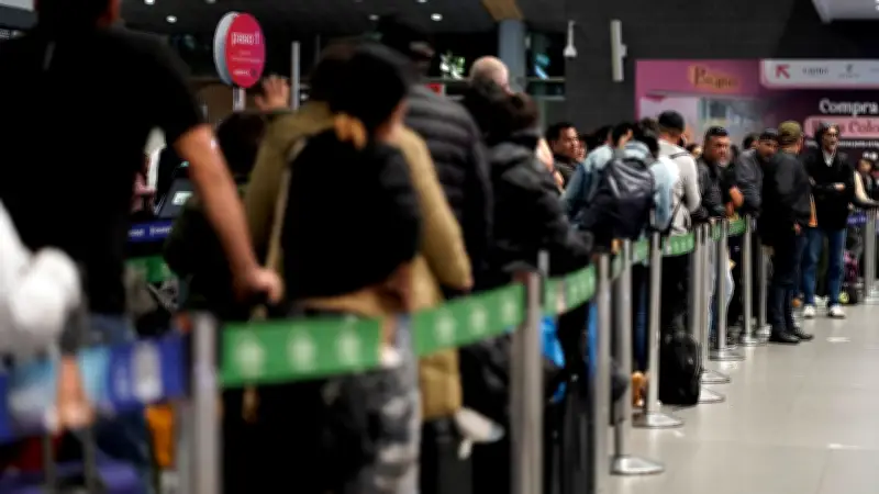 Migración Colombia activa plan especial por protesta sindical en aeropuertos internacionales