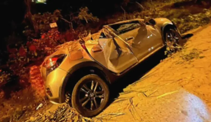 Milagro en Piedecuesta: Mujer sobrevive tras caer 50 metros por abismo en accidente vehicular