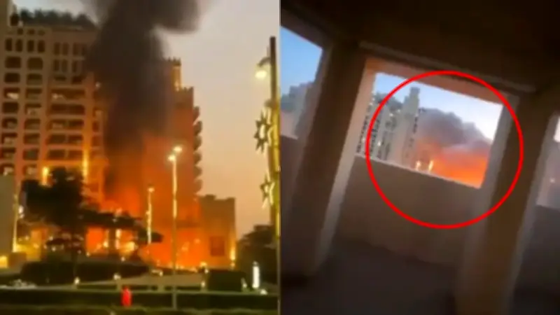 Misiles Iraníes Impactan Hotel de Lujo en Dubai: Videos Capturan el Momento Exacto