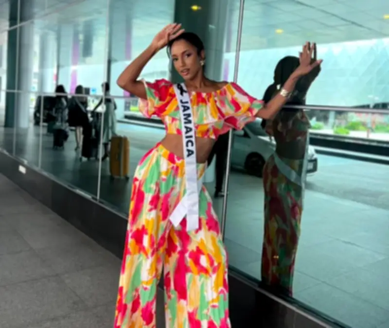 Miss Jamaica reaparece tras grave accidente en Miss Universo 2025 que le causó lesión cerebral