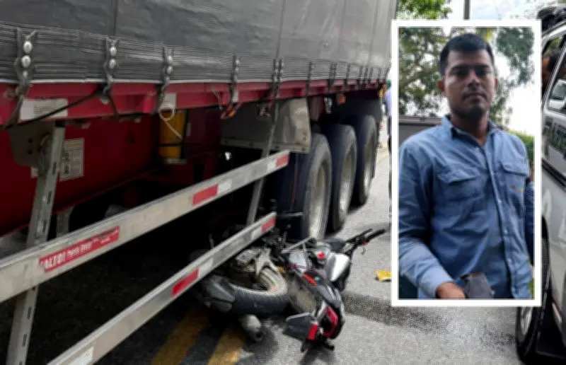 Motociclista fallece tras violento accidente en vía Bucaramanga-Rionegro
