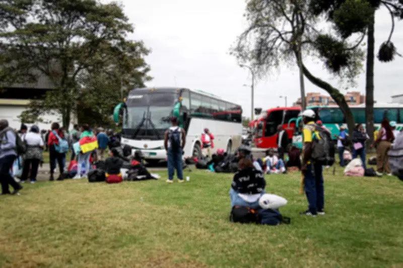 Movilización masiva en la Universidad Nacional: 750 personas del Cauca ocupan campus en Bogotá