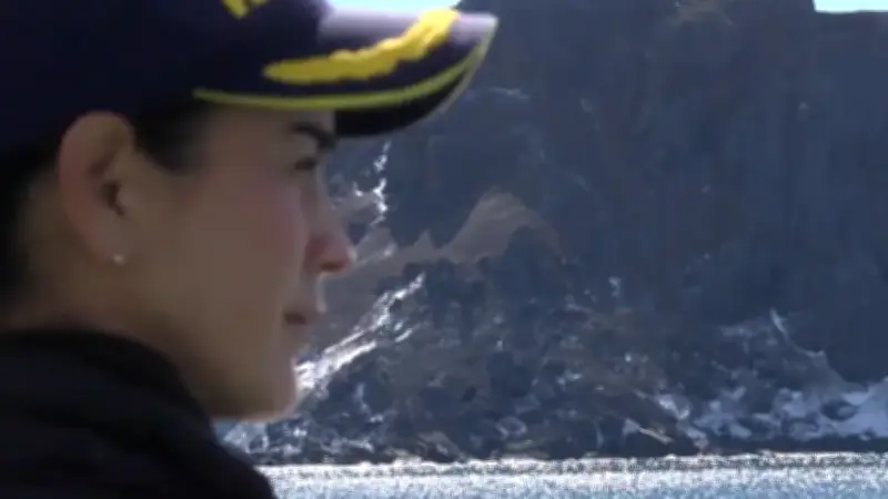 Mujeres científicas colombianas lideran expedición en la Antártida desde el buque ARC Simón Bolívar