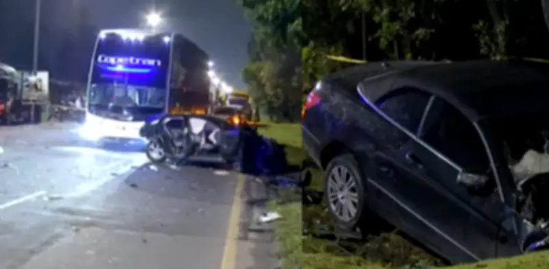 Nuevos detalles del fatal accidente en Autopista Norte: víctimas eran familiares