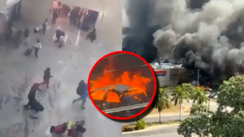 Ola de violencia en México: incendios y bloqueos tras muerte de 'El Mencho'