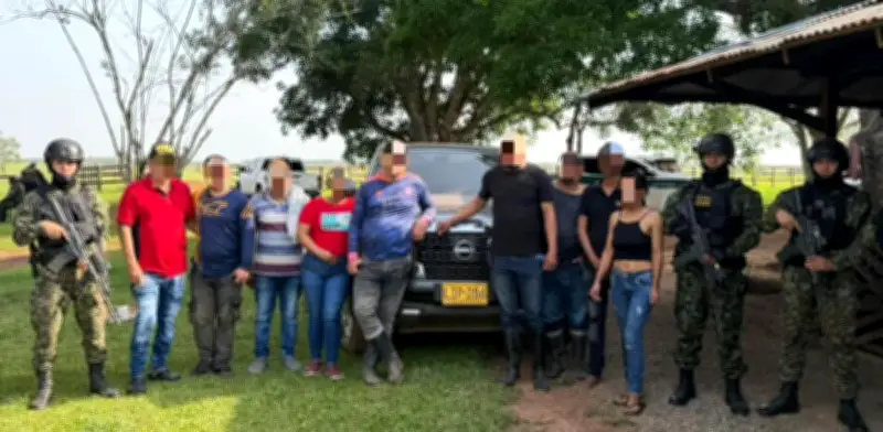 Operación militar libera a 13 secuestrados en Puerto Lleras, Meta tras rescate en vereda Hato Candilejas