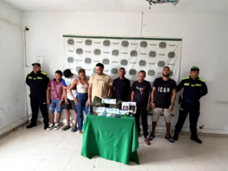 Operación Poseidón desmantela subestructura del Clan del Golfo en Bolívar con 9 capturas