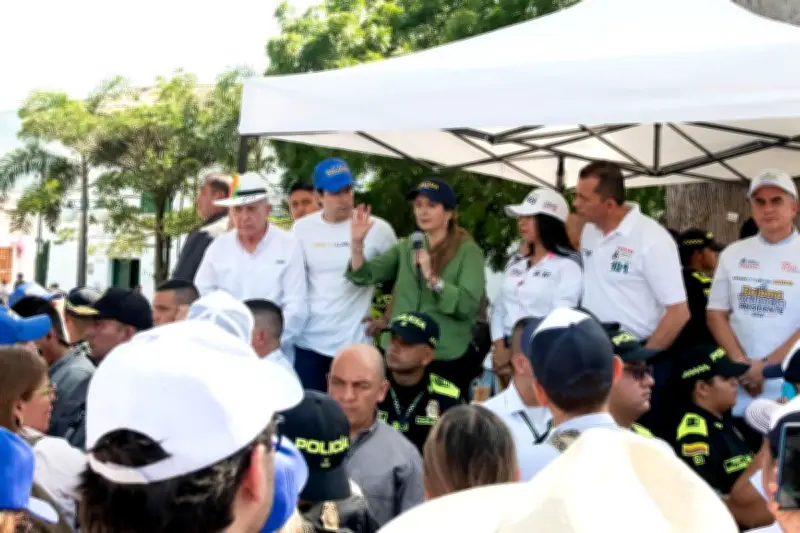 Paloma Valencia denuncia intrusión armada en evento con Uribe en Honda, Tolima