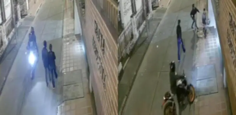 Pareja enfrenta a ladrones en moto en Teusaquillo y logra repeler el ataque en Bogotá