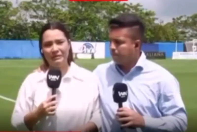 Periodista de Win Sports llora en transmisión por inundaciones sin precedentes en Montería