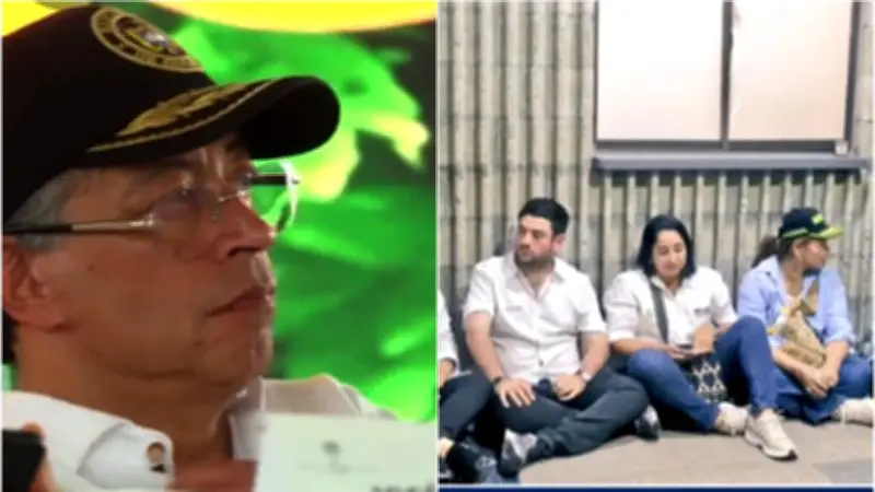 Petro responde a alcaldes sentados en el piso: 'No estamos en una fiesta'