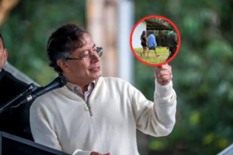 Petro responde a polémica por foto con mujer en Gorgona: "Queda claro qué me gusta"