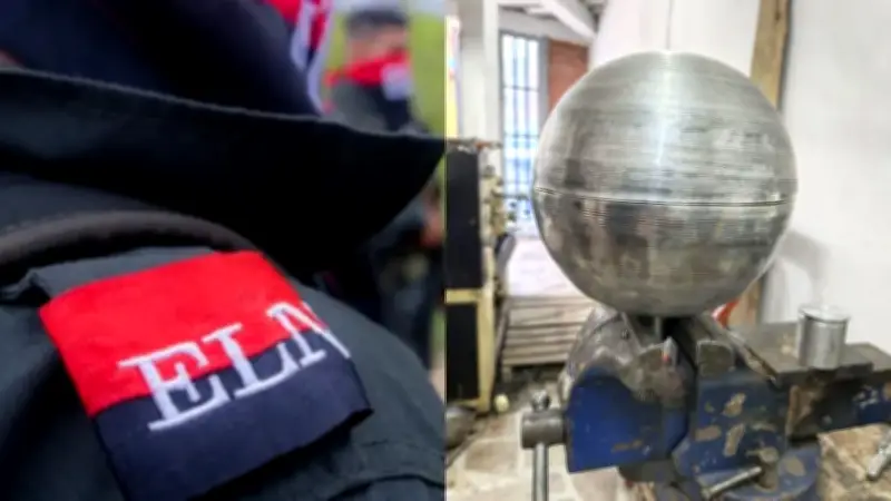 Plumilla, el explosivista del ELN capturado en Bogotá fabricaba balones bomba