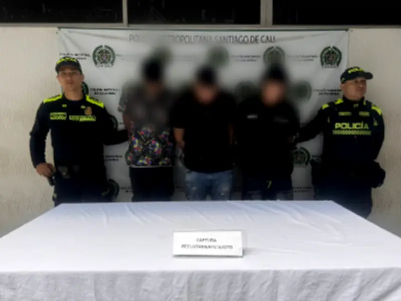 Policía de Cali rescata a dos adolescentes de reclutamiento ilícito por disidencias Farc