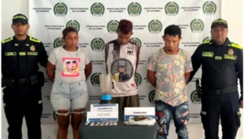 Policía desarticula red de microtráfico en Magangué con captura de tres personas