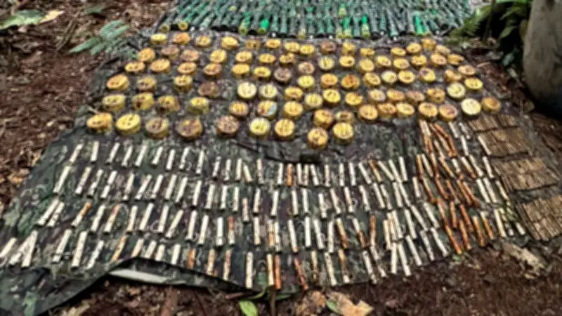 Policía desmantela arsenal terrorista de disidencias de 'Iván Mordisco' en Meta