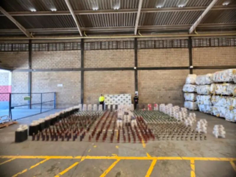 Policía desmantela bodega clandestina de cigarrillos y licores de contrabando en Barranquilla