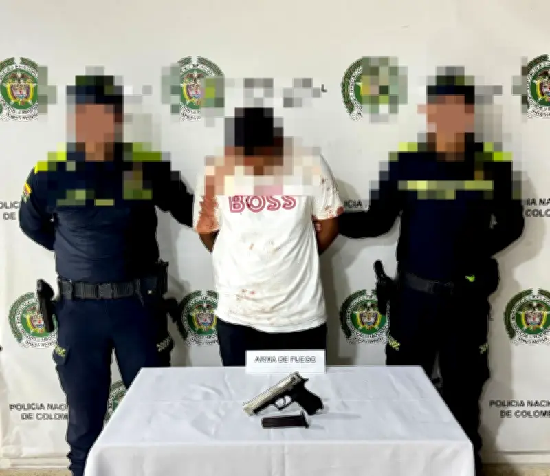 Policía frustra hurto y captura a joven armado en Cartagena tras tenso enfrentamiento