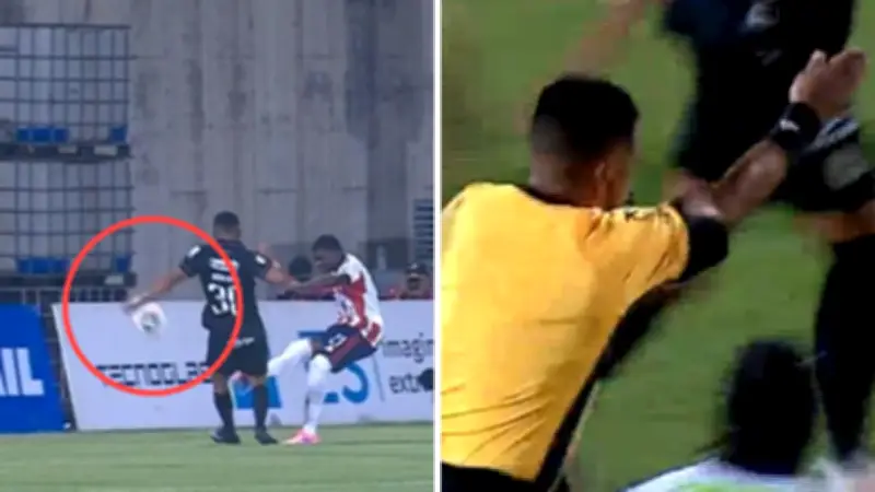 Polémico arbitraje en Junior vs América de Cali divide a expertos del fútbol colombiano