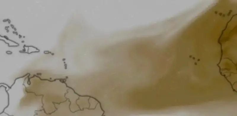 Polvo del Sahara y frente frío convergen en Colombia: alerta sanitaria y climática