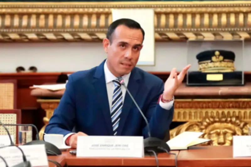 Presidente interino de Perú José Jerí niega delitos ante posible destitución congresional