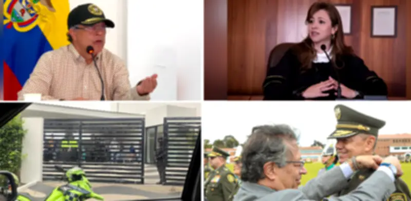 Presidente Petro denuncia complot con droga en vehículo presidencial e involucra a magistrada y general
