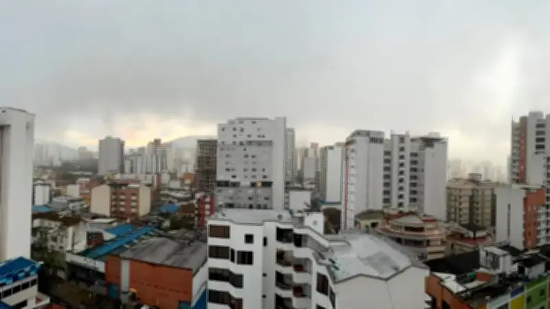 Pronóstico del tiempo en Bucaramanga: martes con cielo nublado y alta probabilidad de lluvias