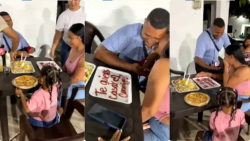 Propuesta de matrimonio con salsa de tomate en salchipapa se vuelve viral en La Guajira