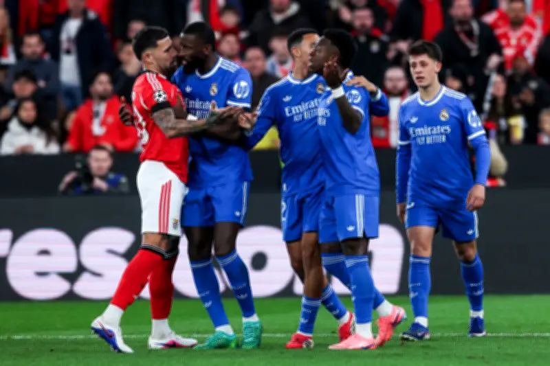 Real Madrid presenta pruebas a UEFA por presuntos insultos racistas contra Vinicius en Benfica