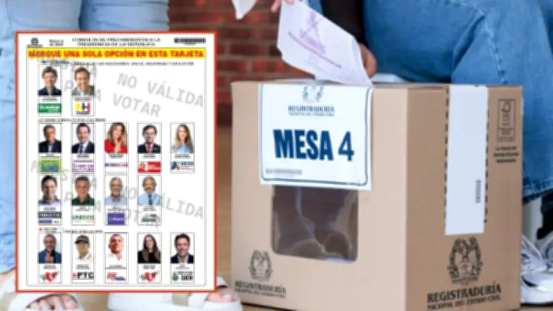 Registraduría define orden del tarjetón para consultas interpartidistas del 8 de marzo