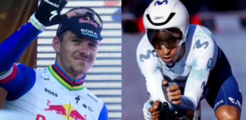 Remco Evenepoel domina contrarreloj del UAE Tour mientras colombianos quedan rezagados