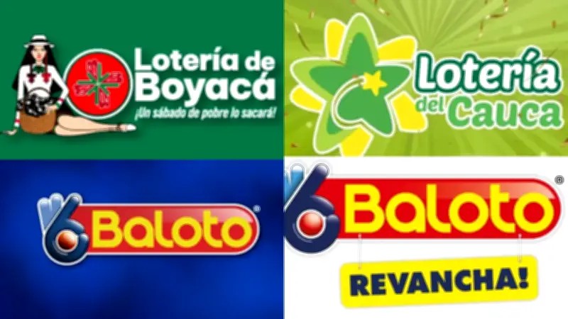 Resultados oficiales de Lotería de Boyacá, Cauca, Baloto y Revancha del 7 de febrero de 2026
