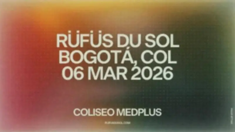RÜFÜS DU SOL en Bogotá: Guía Completa para el Concierto en Coliseo MedPlus