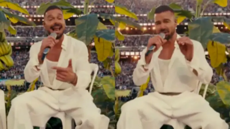 Ricky Martin interpreta 'Lo que le pasó a Hawaii' de Bad Bunny en el Super Bowl 2026