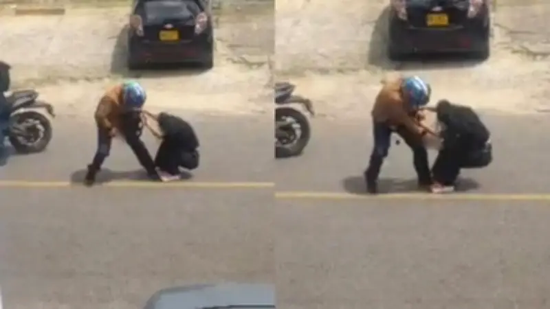 Robo a plena luz del día en Bogotá deja víctima herida tras enfrentamiento