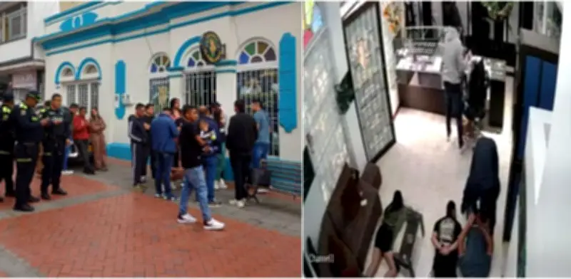Robo millonario a joyería en Chiquinquirá: delincuentes actuaron a plena luz del día sin ocultar rostros
