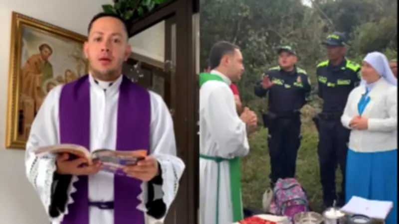Sacerdote de Antioquia envía críptico mensaje tras polémica pelea con monja