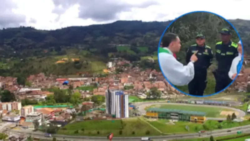 Sacerdote y religiosa protagonizan inusual discusión en Guarne, Antioquia
