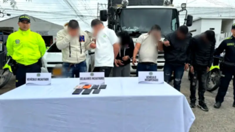 Seis personas enviadas a prisión por robo de camión con sal en Huila