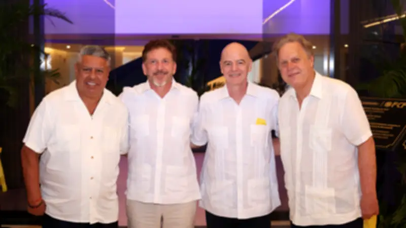 Selección Colombia inaugura hotel de concentración en Barranquilla con presencia de Gianni Infantino