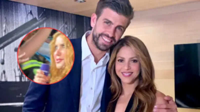 Shakira reacciona con sorpresa ante imagen de Piqué en concierto de El Salvador