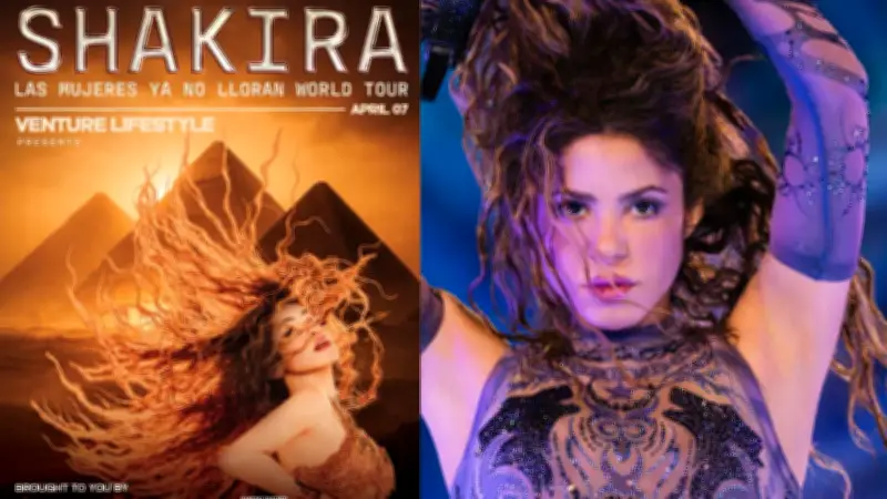 Shakira regresa a las Pirámides de Giza en 2026 tras casi 20 años