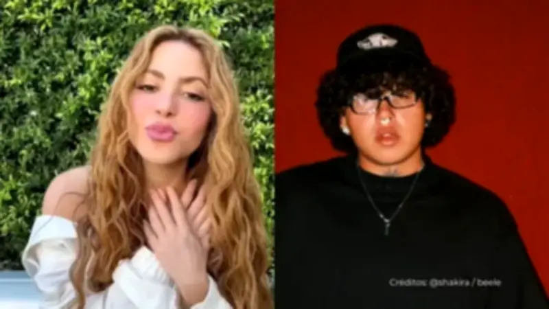 Shakira tatúa a Beéle en Barranquilla durante grabación de video musical