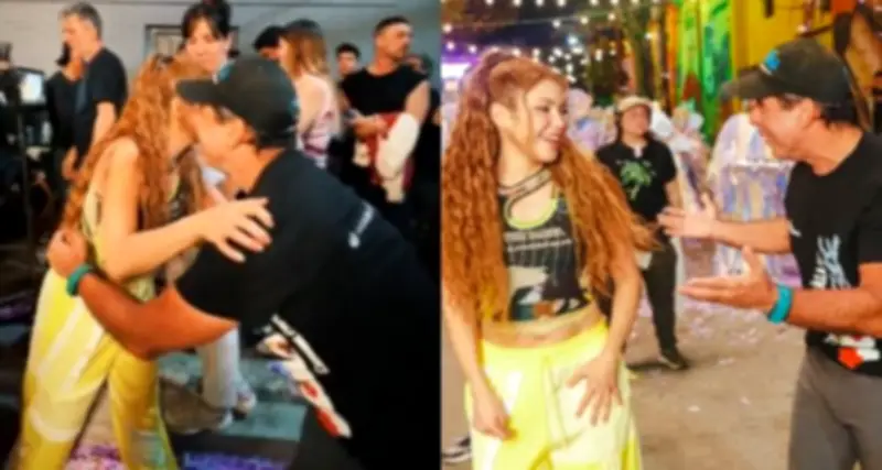 Shakira y Beéle graban en Barranquilla mientras alcalde Char anuncia ampliación del Estadio Metropolitano