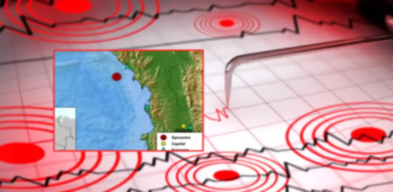Sismo de 3,6 grados sacudió costa del Chocó en la noche del 27 de febrero