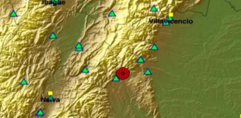 Sismo de magnitud 3.0 sacude el Meta este jueves: epicentro cerca de Mesetas