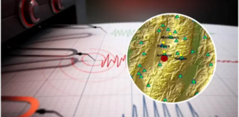 Sismo de magnitud 3.1 sacude el Quindío en la tarde de este martes 17 de febrero