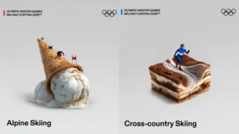 Sports alla italiana: Los Juegos Olímpicos de Invierno 2026 se reinterpretan con gastronomía e ilustración