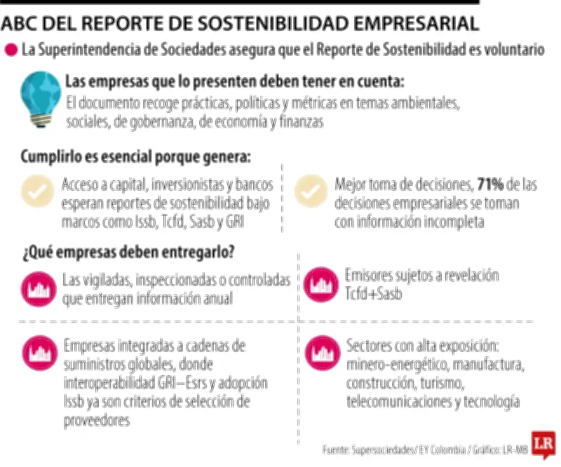 Superintendencia de Sociedades impulsa reportes de sostenibilidad empresarial en Colombia