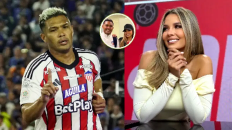 Teófilo Gutiérrez recibe inesperado regalo de periodista tras partido en Bogotá